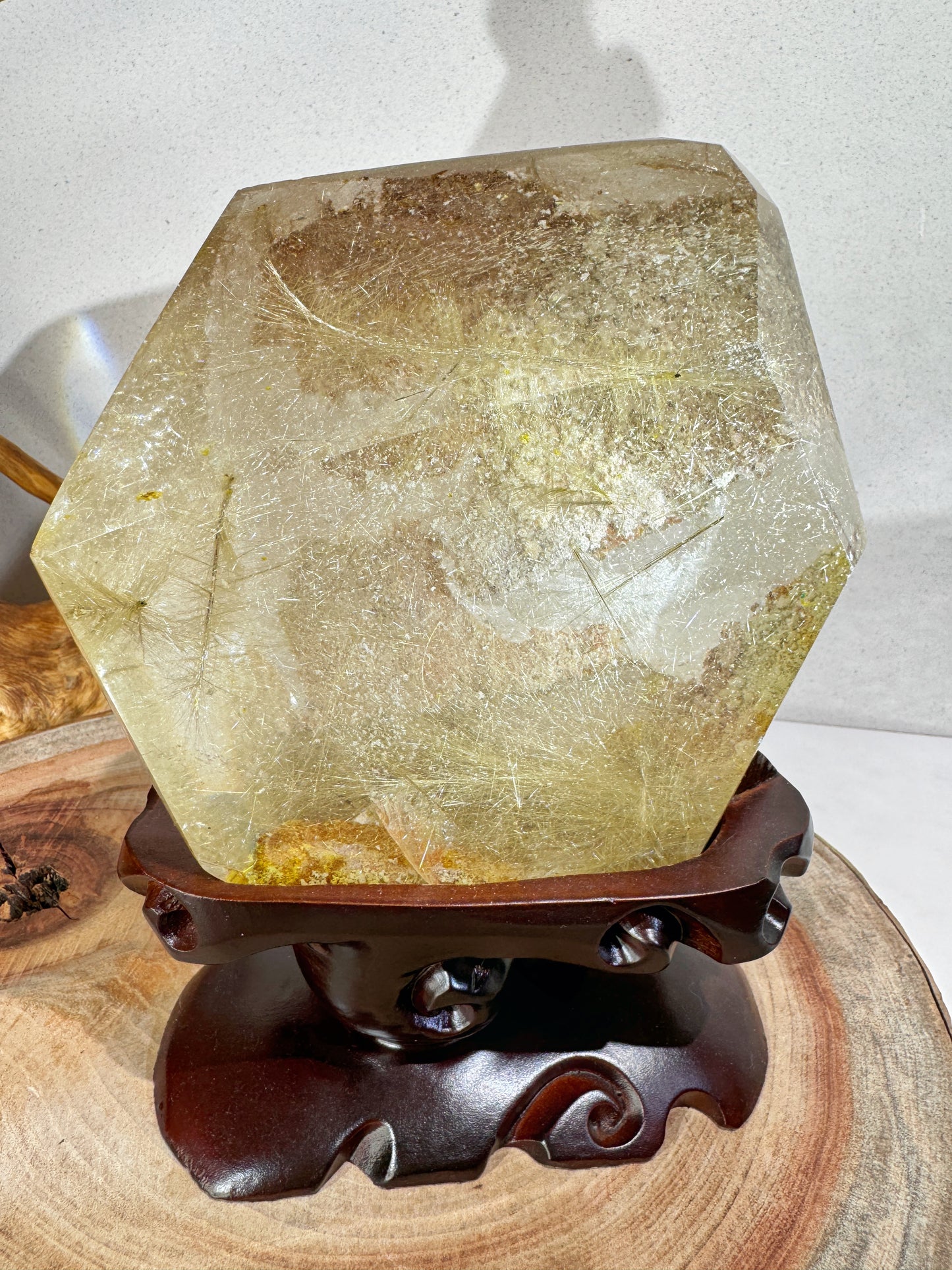 golden rutile garden quartz