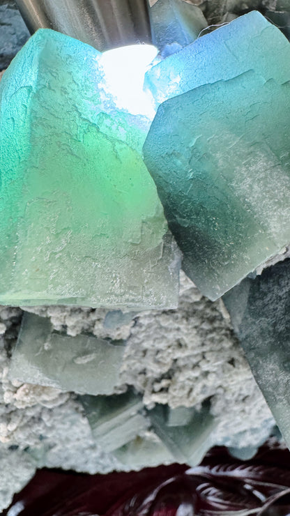 Inner Mongolia Morandi fluorite