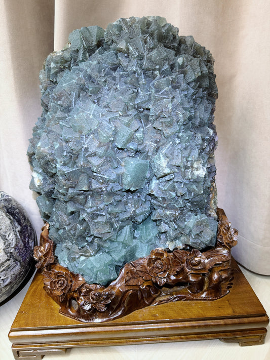 awesome unique green fluorite