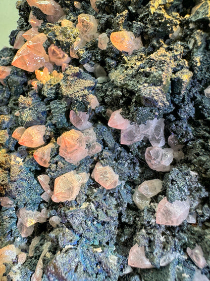 pink quartz cluster