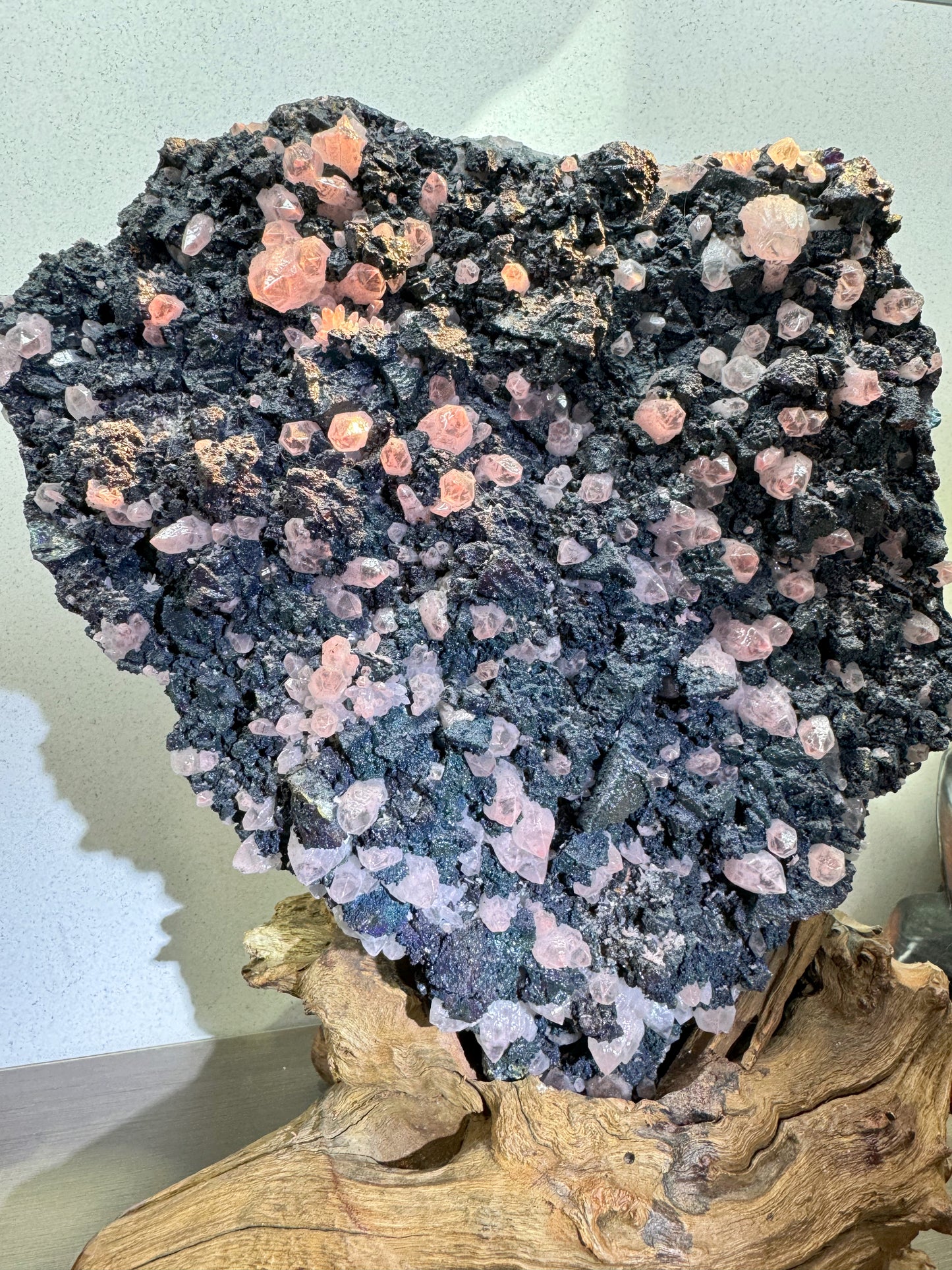 pink quartz cluster